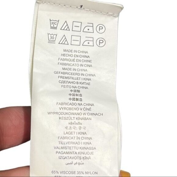 Michael Kors Navy Textured Stretch Fit & Flare Dress Size XS - Picture 7 of 7